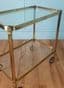 French brass small drinks trolley - SOLD